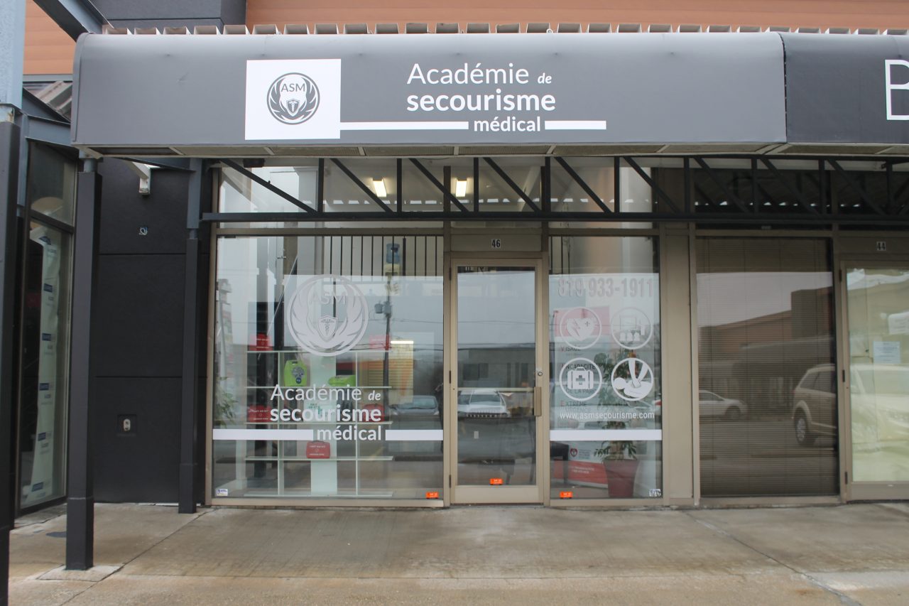 Académie, À propos de L’ASM &#8211; Secourisme et RCR Sherbrooke &#8211; Estrie, Académie de secourisme médical